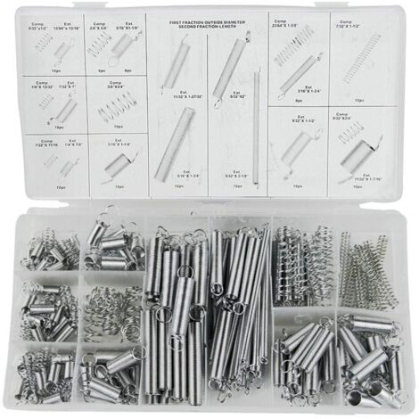200 PC Molle di compressione Molle di tensione Set di parti di ferramenta per molle di compressione (1/5)
