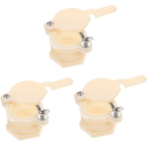3 pezzi di beccuccio per miele in plastica, beccuccio per agitatore per miele, beccuccio separatore per miele, valvola per miele, strumenti per l'apicoltura (1/5)