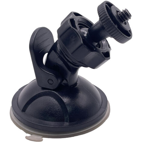 Supporto a ventosa per tachigrafo, vite imperiale da 1/4, supporto per guarnizione, supporto a ventosa per auto con telecamera sportiva