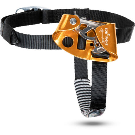 Dispositivo di risalita per piede, arrampicata, arboricoltura, alpinismo, discesa in corda doppia, attrezzatura per camminare velocemente, dispositivo di arrampicata per corda da 813 mm