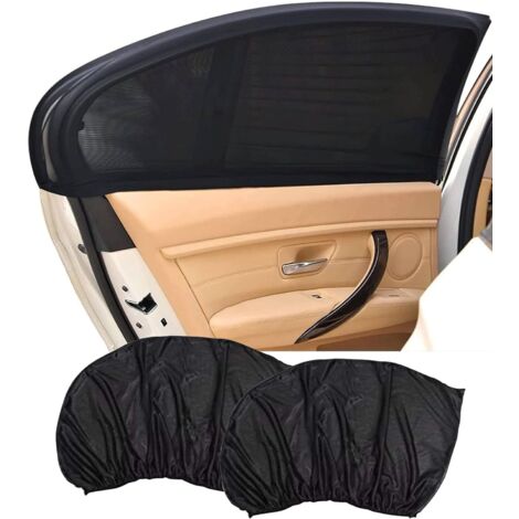 RYMALL Parasole per auto con protezione UV, protezione solare per auto, 2 pezzi, 45 x 36,5 cm, ventosa parasole per bambini, protezione solare con simpatici animali
