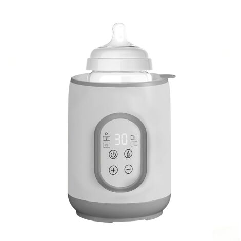 Scalda biberon, scalda latte rapido per neonati con timer, temperatura precisa per mantenere i migliori nutrienti nel latte materno, con funzione di scongelamento, sterilizzazione, isolamento, serbato (1/5)