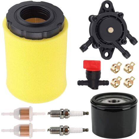 796031 MIU14395 Filtro aria di ricambio per tosaerba Briggs & Stratton 591334 492932 696854, per L105 L107 L108 LA135 D100 D110 D125 D130, con filtro olio pompa carburante (1/5)