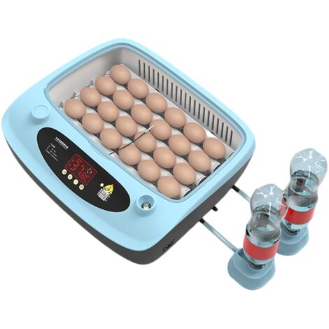 MIKIROY Incubatrice per Uova di Gallina con Giramento Automatico delle Uova, Controllo dell'Umidità, Controllo della Temperatura e Candela per Uova - Incubatrici per la Cova di Uova di Gallina, Anatra