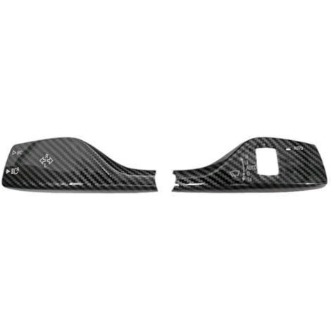 Applicabile per BMW Serie 3 Serie 5 Serie 7 Berlina Modifica degli interni Interruttore lampada tergicristallo direzionale in fibra di carbonio Adesivo decorativo (1/2)