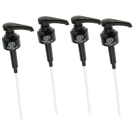 4 pezzi di caffè 1 litro distributore pompa sciroppo distributore liquido nero per sciroppo Monin 10 ml bottiglia di succo (1/5)