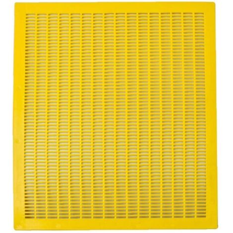 Strumenti per l'apicoltura Pannello di separazione della regina in plastica gialla per api mellifere Pannello di isolamento della regina per alveari 500mm500mm