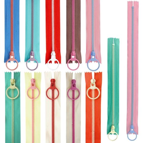Exquilnova Cerniera In Nylon Per Cucito – 20 Colori Disponibili – Lampo Per Cucire, Sartoria, Riparazioni