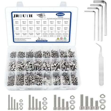 4 Bulloni Per Piastra Anteriore In Acciaio Inox 304, Testa Esagonale 12 Mm, Filetto 8 Mm, Compatibili Con Toyota 4Runner, FJ Cruiser, Tacoma, Land Cruiser, Sequoia - 5