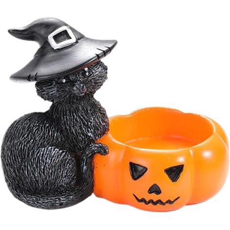 Portacandele Gatto In Ceramica: Scalda Zampe Decorativo Per La Casa (Modello A&B) - 5
