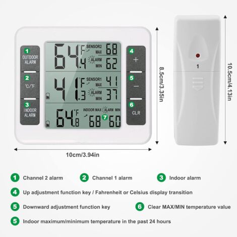 Termometro Digitale LCD per Acquario e Terrario - Ulisse Quality Shop