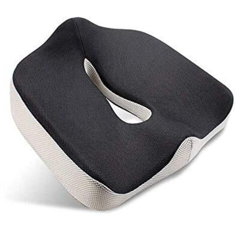 Cuscino per sedia a forma di ciambella, cuscino ergonomico per il coccige, cuscino ortopedico rotondo (marrone) | Leroy Merlin