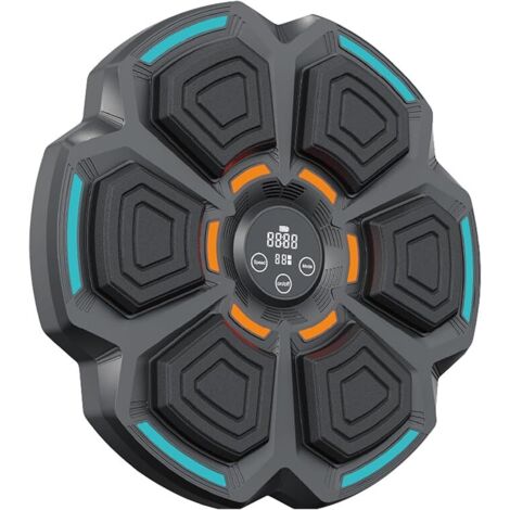 Máquina de boxeo musical, Máquina de boxeo musical LED, Máquina de boxeo montada en la pared, Soporte Bluetooth, 9 modos de velocidad y modo de conteo, Regalo para niños y adultos (1/5)