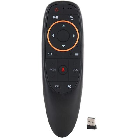 Control remoto de PC Air Mouse Control remoto inalámbrico de 2,4 GHz con función de giroscopio de voz para Google Android TV Box Smart TV PC HTPC Raspberry Laptop Presentación (1/5)