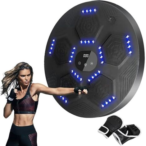 Máquina de boxeo con música electrónica, máquina de boxeo con Bluetooth, máquina de entrenamiento con objetivo de boxeo con música, máquina de boxeo con objetivo de pared de boxeo electrónico con músi (1/5)