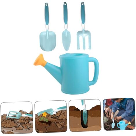 Vaguelly Lot De 8 Pelles Et Râteaux De Plage Pour Enfants - Jouets Extérieur Plastique Colorés