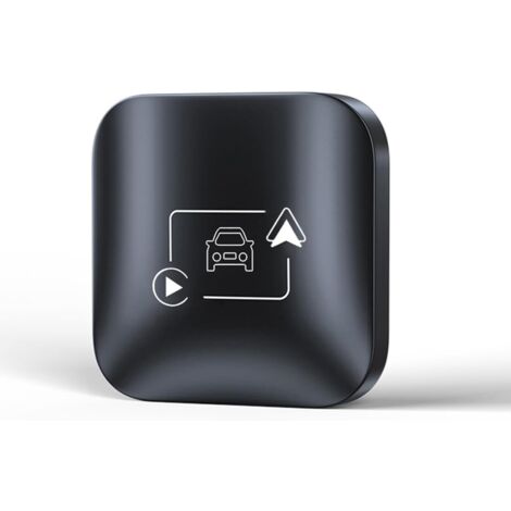 Adaptador inalámbrico CarPlay Android Auto, adaptador inalámbrico para CarPlay con cable de fábrica, convierte de cableado a inalámbrico, plug & play (1/5)