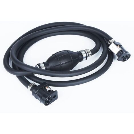 Bomba Sifón de Succión de Mano de Gasolina 8mm，2.1m Bomba de Combustible de Transferencia Manual Motor de Barco Fuera de Borda de Repuesto para Motores de Barco Yamaha Mariner (1/5)