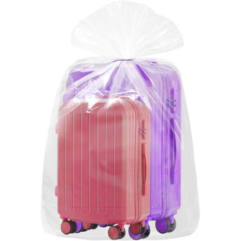 Paquete de 10 bolsas de almacenamiento de plástico transparente extra grandes - 100 x 150 cm - 227 L - A prueba de polvo para equipaje, maletas, muebles, edredones, sillas,
