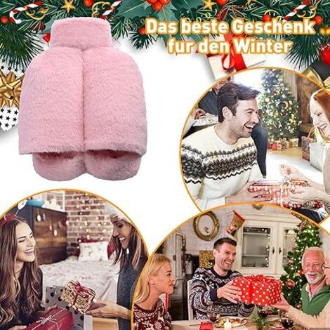 Botella De Agua Caliente Con Tapa, Botella De Agua Caliente De 1 Litro Calentador De Pies Bolsa De Agua Caliente Adaptada Para La Perfeccion