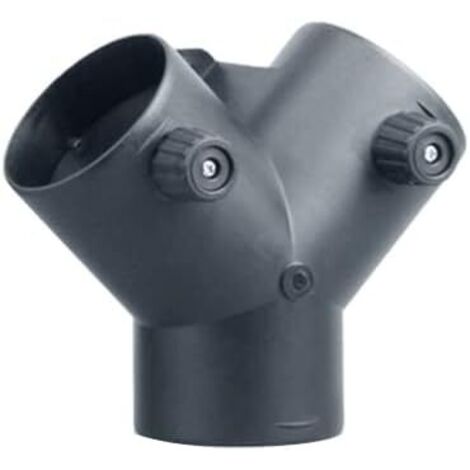 Conector de conducto en Y de 60 mm, accesorio para calentador de aire de 3 vías, calentador de estacionamiento diésel, adaptador de tubería, conector de conducto de plástico ABS