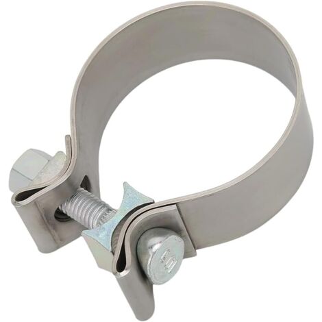 Abrazadera Del Tubo de Escape, abrazadera de tubo de escape de acero inoxidable, Abrazadera de Banda Escape,Conector de la abrazadera del tubo de escape (OD:76MM) (1/5)