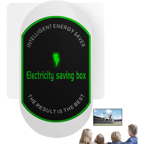 Dispositivo de ahorro de energía, enchufe de ahorro de energía,Caja profesional de ahorro de electricidad Estabilizador de voltaje 90V-250V, reductor de electricidad con caja (1/5)