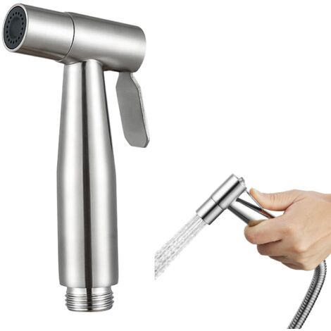 Ducha de inodoro, ducha de bidé de mano, ducha de inodoro, ducha de baño portátil, ducha de bidé de mano, para baño, cocina y aseo