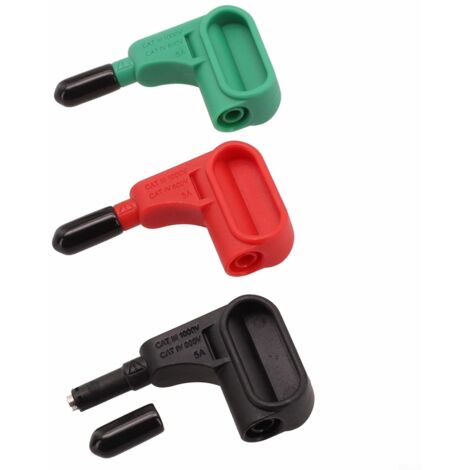 Para sonda de prueba magnética accesorio multímetro, puntas de 4 mm, compatible con varios medidores (rojo+negro+verde)