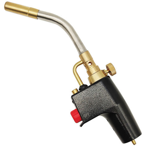 Antorcha de propano MAPP, antorcha de gas portátil de alta intensidad, gatillo de arranque, plomería, soldadura, soldadura fuerte, soplete para soldar, cocinar bistec, barbacoa