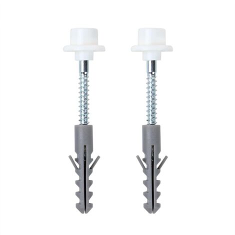 Tornillos para inodoro, fijaciones para inodoro al suelo, kit de montaje para inodoro al suelo, tacos de acero inoxidable para inodoros y bidés de suelo, kit de fijación para inodoro, accesorios de ba