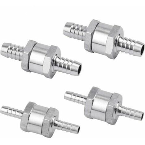 Stück Diesel-Rückschlagventil 6/8/10/12 mm, Kraftstoffventil aus Aluminiumlegierung mit Pfeil für Benzin, Diesel, Auto, Boot, Motorrad (1/5)