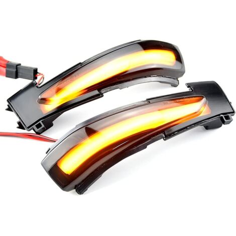 2 piezas dinámica intermitente LED luz de señal de giro secuencial Compatible con Peu-geot 508 SW 2010-2017, Ci-troen DS5 C4 Grand Pi-casso II 2011-2017 (1/5)