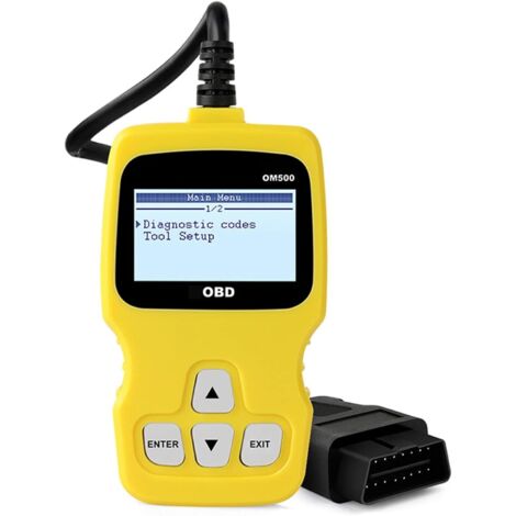 Herramienta de diagnóstico de fallas del motor del vehículo, OM500 OBD2, lector de códigos de decodificación de fallas para vehículos japoneses. (1/5)