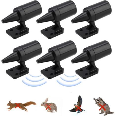 6 Pack Ahuyentador de jabalies, Silbato de Ultrasonidos de Advertencia para Animales como Jabalíes, Ciervos, Zorros, Conejos, ahuyentador de jabalies para Coche y Moto