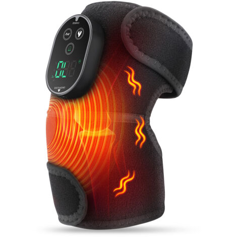 Masajeador de rodilla - Rodillera térmica con 6 modos de calor y 3 tipos de masaje - 6500 RPM - Para rodillas, codos y hombros (1/5)