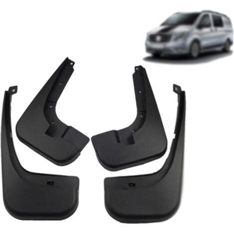 Juego de 4 guardabarros delanteros y traseros para coche, compatibles con Mercedes-Benz Vito W447 2016-2021, con protección de goma.