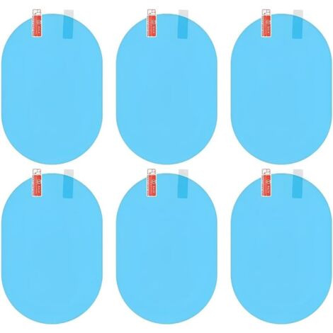 películas protectoras para espejo retrovisor, antilluvia y antivaho para coche, impermeables y antideslumbrantes para ventanas laterales y espejos retrovisores universales (15 x 10 cm) (1/5)
