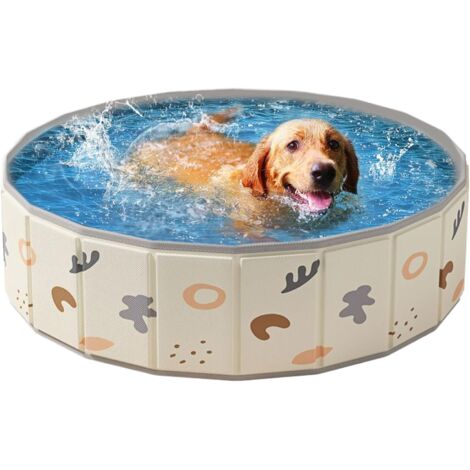 Piscina para Perros, Piscina para niños Plegables para Perros, bañera de baño portátil sin Deslizamiento, para Mascotas de Verano para Cachorros