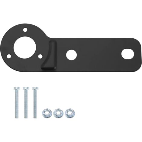 Soporte de enchufe para remolque de repuesto, soporte de enchufe para conector de cable de remolque, soporte de instalación, accesorios para coche, 21,7 cm, negro (1/5)