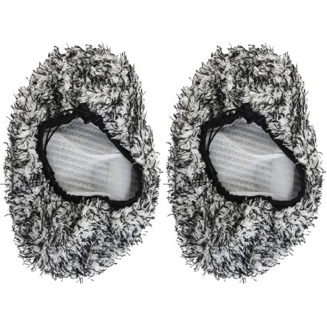 Paquete de 2 fundas para cepillos de lavado de autos - Funda de microfibra para cepillos de lavado - Guante de lavado para cepillos de lavado de autos - Antiarañazos (1/5)