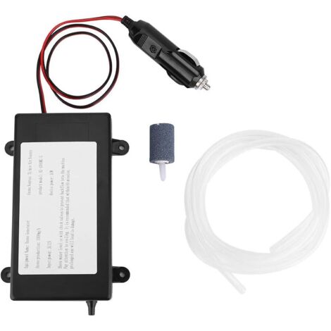 Generador de ozono para coche de 10 W y 12 V CC, 1000 mg/h, elimina olores y enfría el aire.