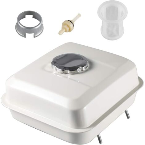 Depósito de combustible para Honda GX160 5.5 HP GX200 6.5 HP 168F 170F GX140 GX120 motor blanco con filtro de tapa de gasolina reemplaza 17510-ZE1-020ZA (1/5)