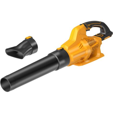 Soplador de hojas eléctrico inalámbrico, 6 modos de velocidad para batería DEWALT de 20 V máx. (sin batería), soplador de hojas ligero para césped, patio e interior.