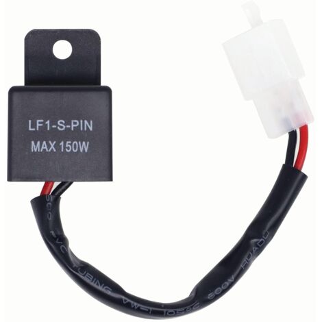 Relé intermitente universal para motocicleta de 2 pines, 12 V, LED, carga independiente, transmisor de intermitentes, 0,1 W-150 W (1/5)