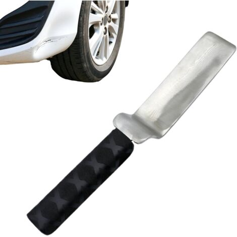 Extractor de abolladuras para coche, reparación de abolladuras  Almohadilla para golpear chapa metálica - Reparación de abolladuras de chapa metálica automotriz, herramienta de acero inoxidable, resta