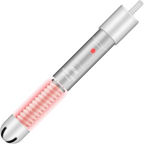 Calentador de acuario de 50 W, termostato para acuario, calentador de acuario GlowUp, calentador de acuario ajustable, varilla calefactora sumergible, calentador para peceras y acuarios. (1/5)