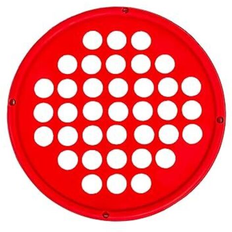 Red de ejercicios de manos para fisioterapia, fortalecimiento del agarre y entrenamiento de resistencia de manos, dedos y muñecas, tamaño portátil, sin látex, 7 pulgadas de diámetro, rojo: ligero (1/2)