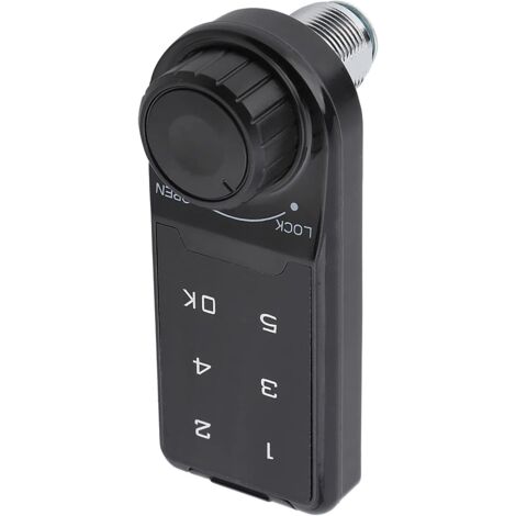 Seguridad Smart Lock Touch, Cerradura de Puerta de Entrada sin Llave, Cerradura Inteligente, Cerrojo Electrónico, Teclado con Pantalla Táctil, Impermeabilización para Hotel,(Installation size L=20)