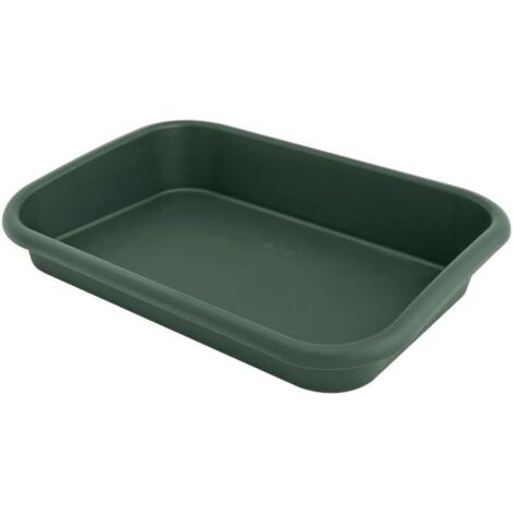 Bandeja de jardín 60 - Accesorios para interior y exterior, cultivo y cosecha - Ø 58,5 x H 11,0 cm - Verde/Verde hoja (1/5)
